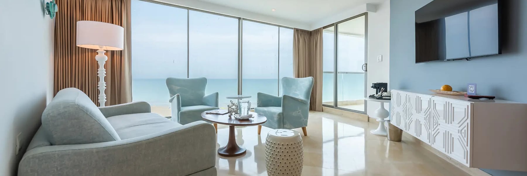 Bed room view of Radisson Cartagena Ocean Pavillion - Cartagena Colombia