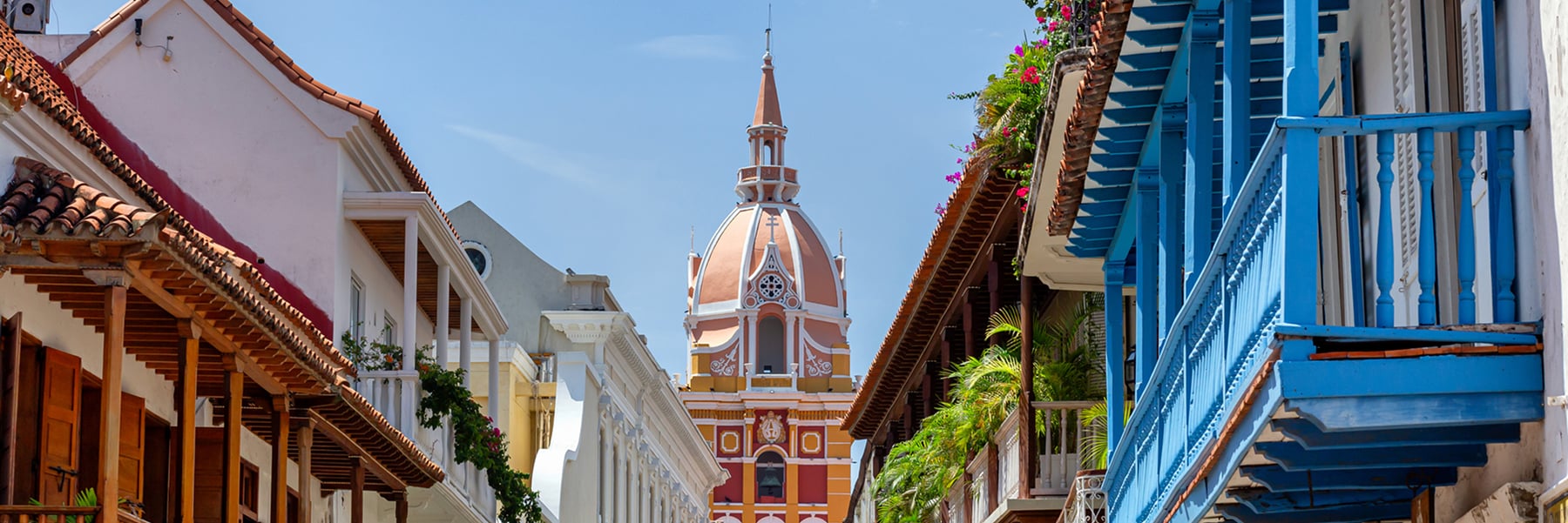 colonial buildings Radisson Cartagena Ocean Pavillion - Cartagena Colombia